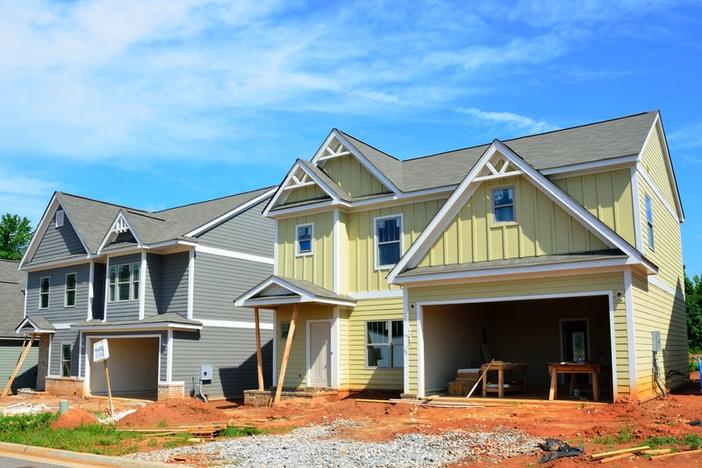 houses under construction